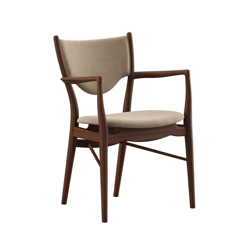 House of Finn Juhl 46 Armchair, valnød af Finn Juhl> Spisebordsstole