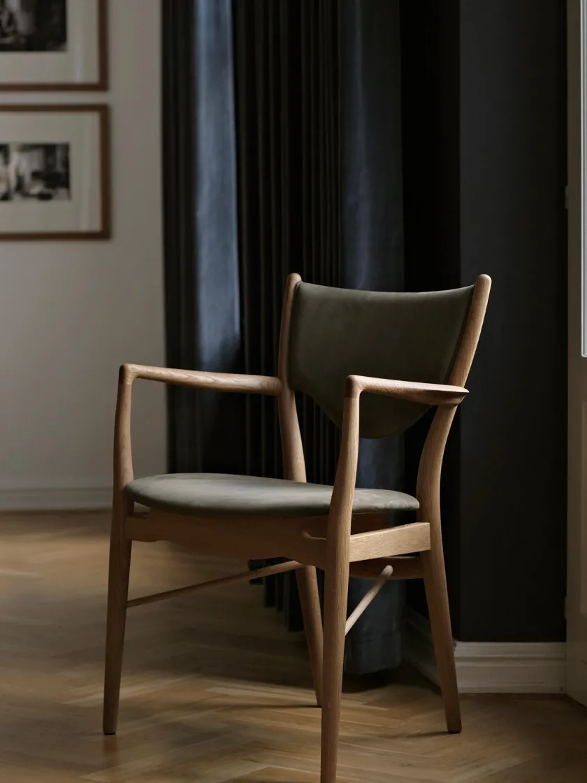 House of Finn Juhl 46 Armchair, valnød af Finn Juhl> Spisebordsstole