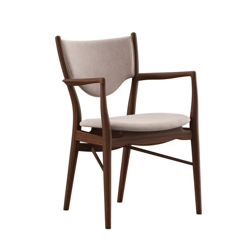 House of Finn Juhl 46 Armchair, valnød af Finn Juhl> Spisebordsstole