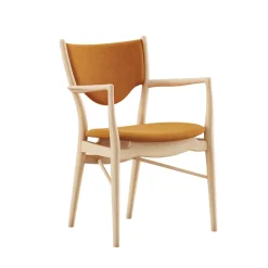 House of Finn Juhl 46 Armchair, valnød af Finn Juhl><noscript><img width=