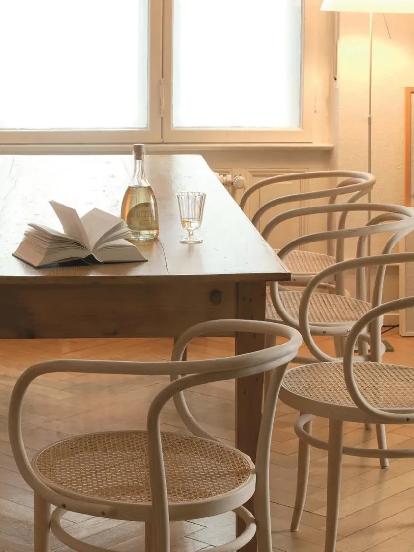 Thonet 209 Armstol, ask fra> Spisebordsstole