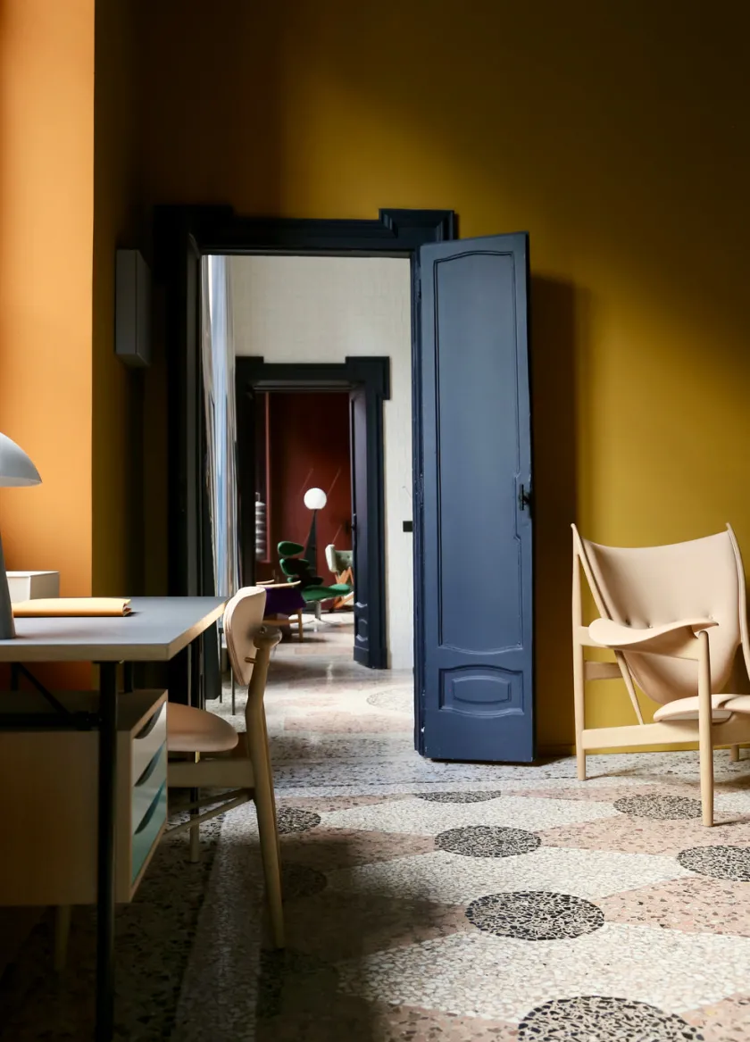 House of Finn Juhl 108 Chair, valnød af Finn Juhl> Spisebordsstole