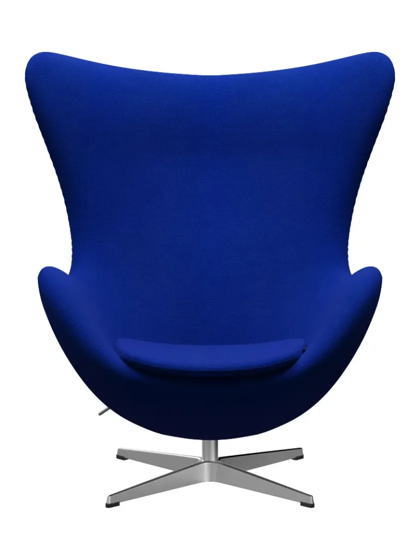 Fritz Hansen 3316 Ægget af Arne Jacobsen læder> Loungestole|Lænestole