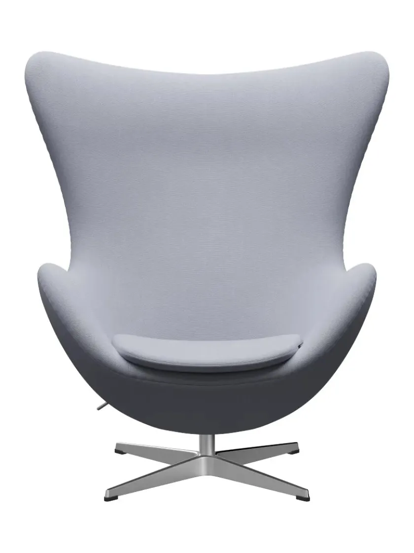 Fritz Hansen 3316 Ægget af Arne Jacobsen læder> Loungestole|Lænestole