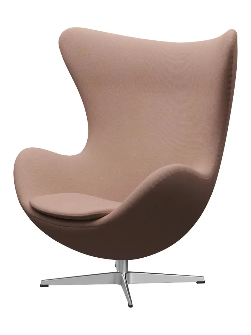 Fritz Hansen 3316 Ægget af Arne Jacobsen læder> Loungestole|Lænestole