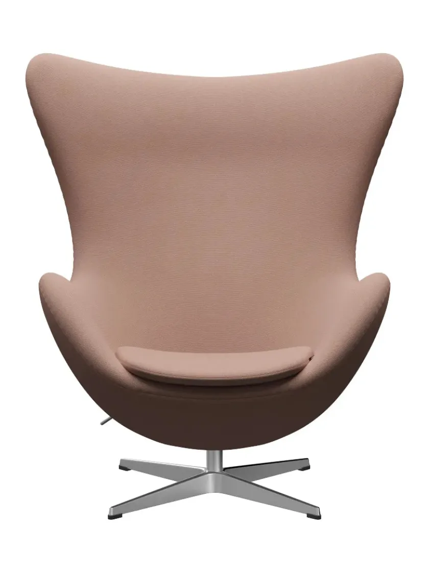 Fritz Hansen 3316 Ægget af Arne Jacobsen læder> Loungestole|Lænestole