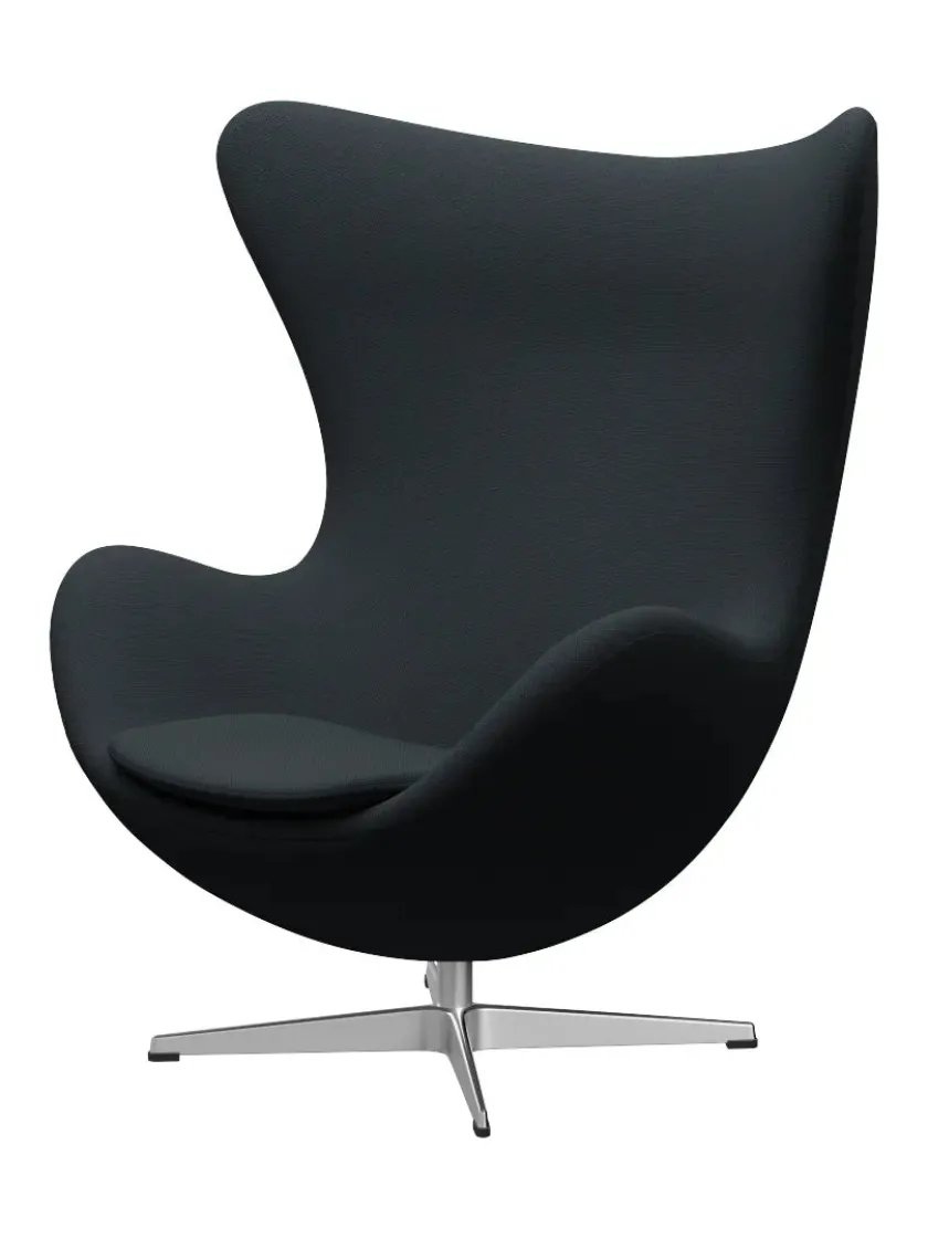 Fritz Hansen 3316 Ægget af Arne Jacobsen læder> Loungestole|Lænestole
