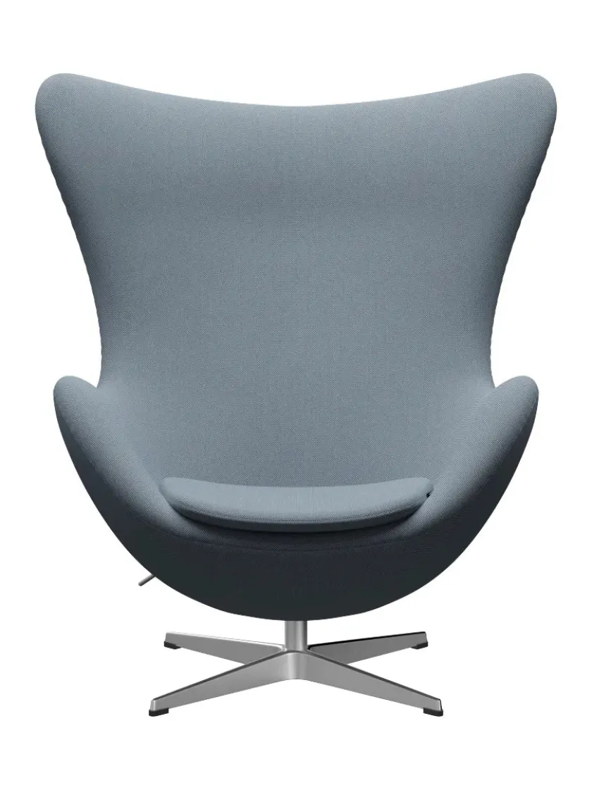 Fritz Hansen 3316 Ægget af Arne Jacobsen læder> Loungestole|Lænestole