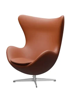 Fritz Hansen 3316 Ægget af Arne Jacobsen læder><noscript><img width=