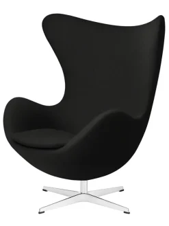 Fritz Hansen 3316 Ægget af Arne Jacobsen læder><noscript><img width=
