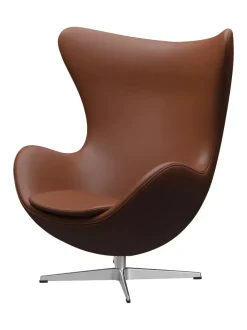 Fritz Hansen 3316 Ægget af Arne Jacobsen læder><noscript><img width=
