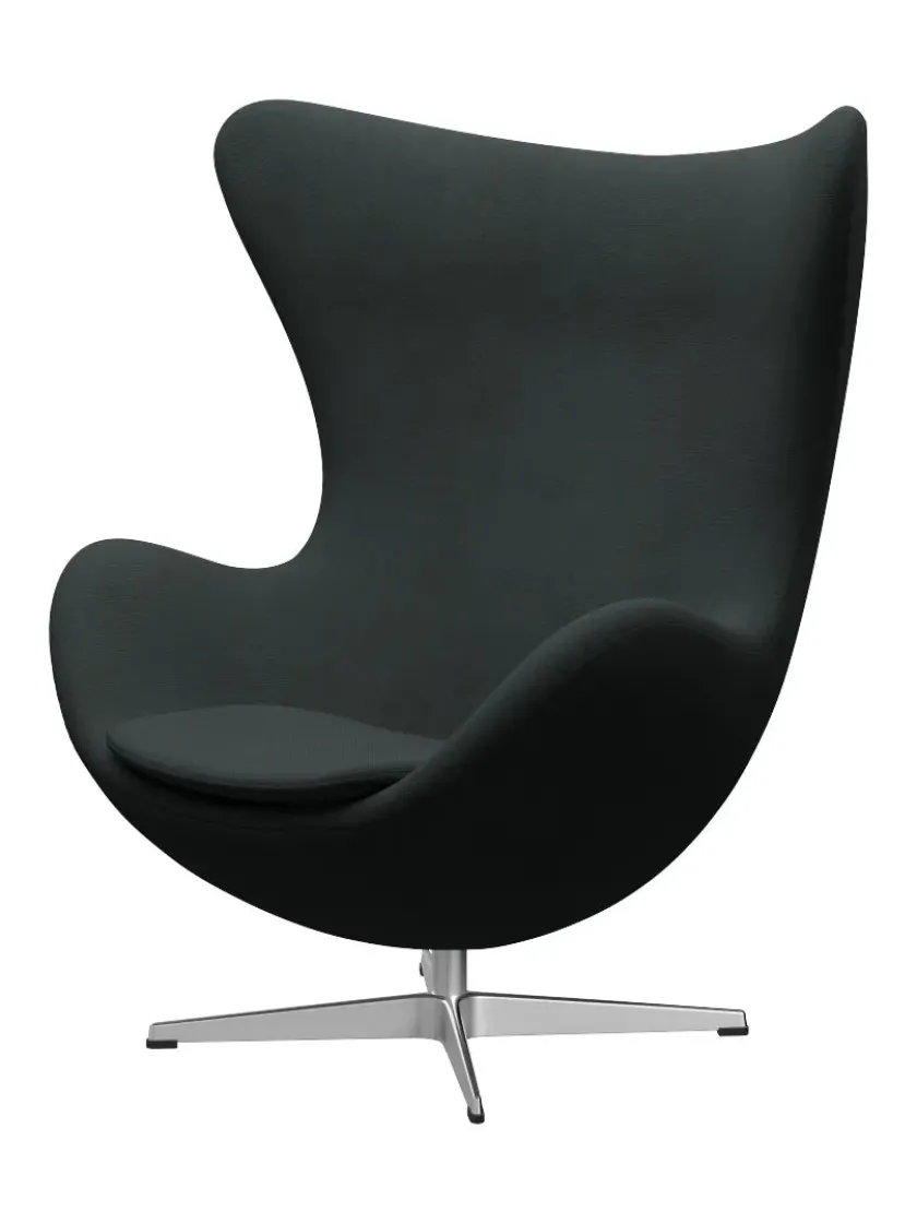 Fritz Hansen 3316 Ægget af Arne Jacobsen stofgr. 2> Loungestole|Lænestole