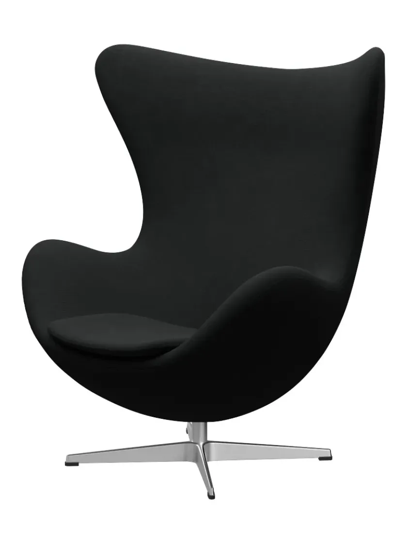 Fritz Hansen 3316 Ægget af Arne Jacobsen stofgr. 2> Loungestole|Lænestole