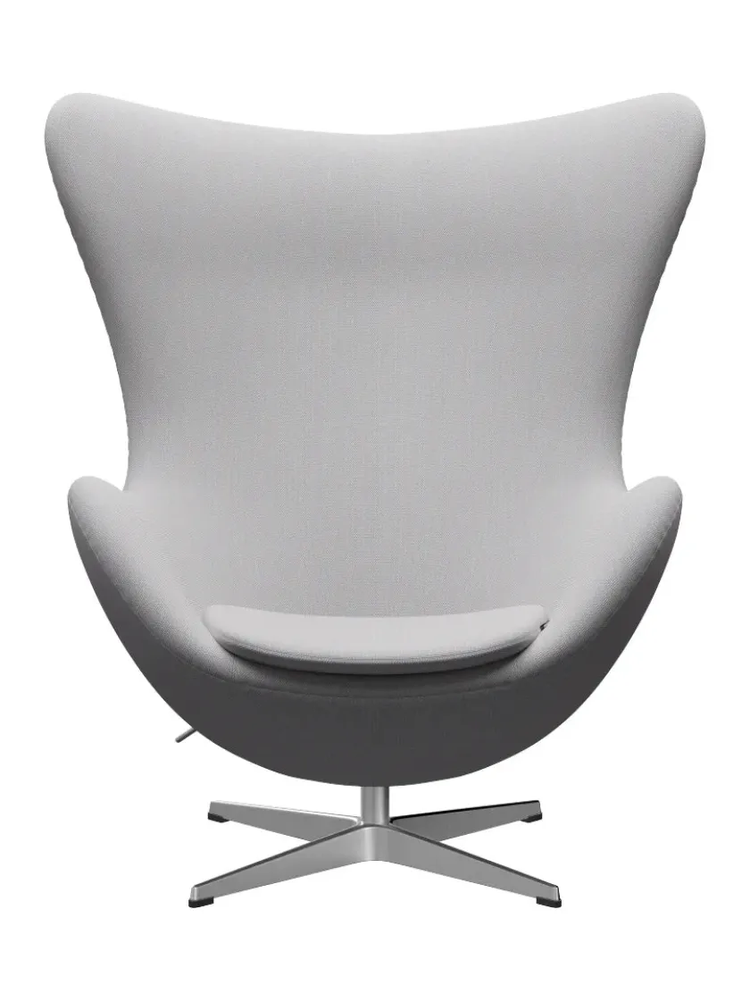 Fritz Hansen 3316 Ægget af Arne Jacobsen stofgr. 2> Loungestole|Lænestole