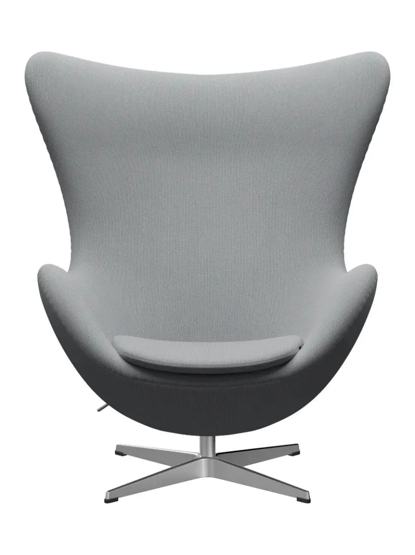 Fritz Hansen 3316 Ægget af Arne Jacobsen stofgr. 2> Loungestole|Lænestole
