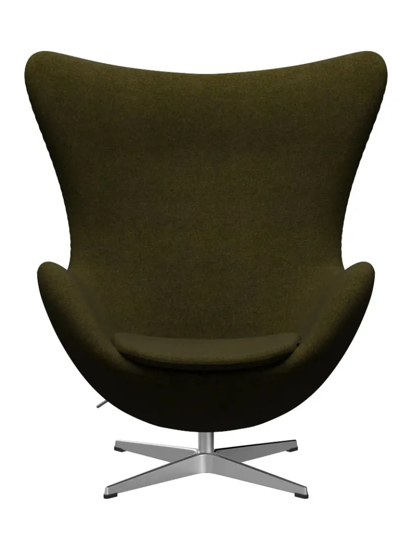 Fritz Hansen 3316 Ægget af Arne Jacobsen stofgr. 2> Loungestole|Lænestole