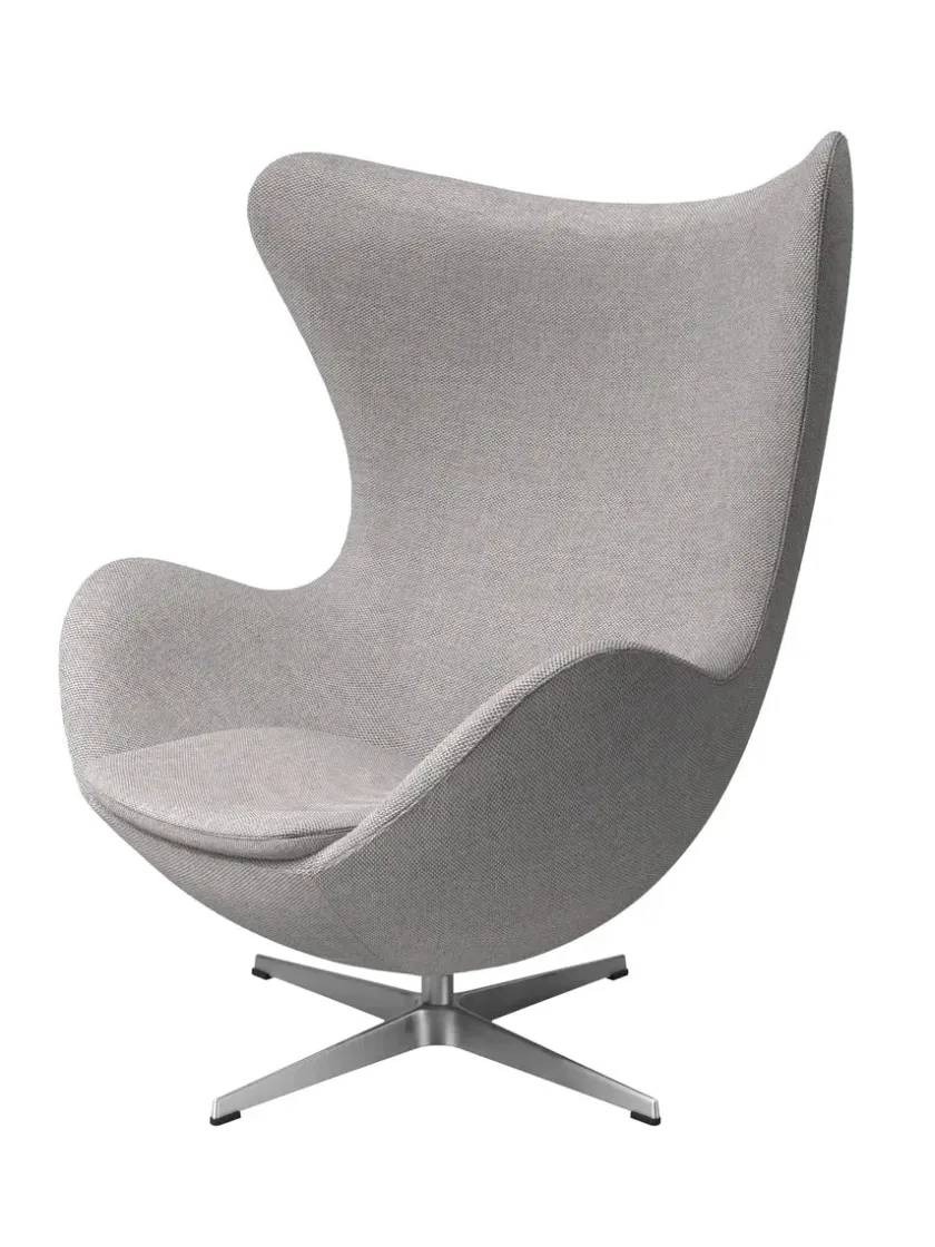 Fritz Hansen 3316 Ægget af Arne Jacobsen stofgr. 2> Loungestole|Lænestole