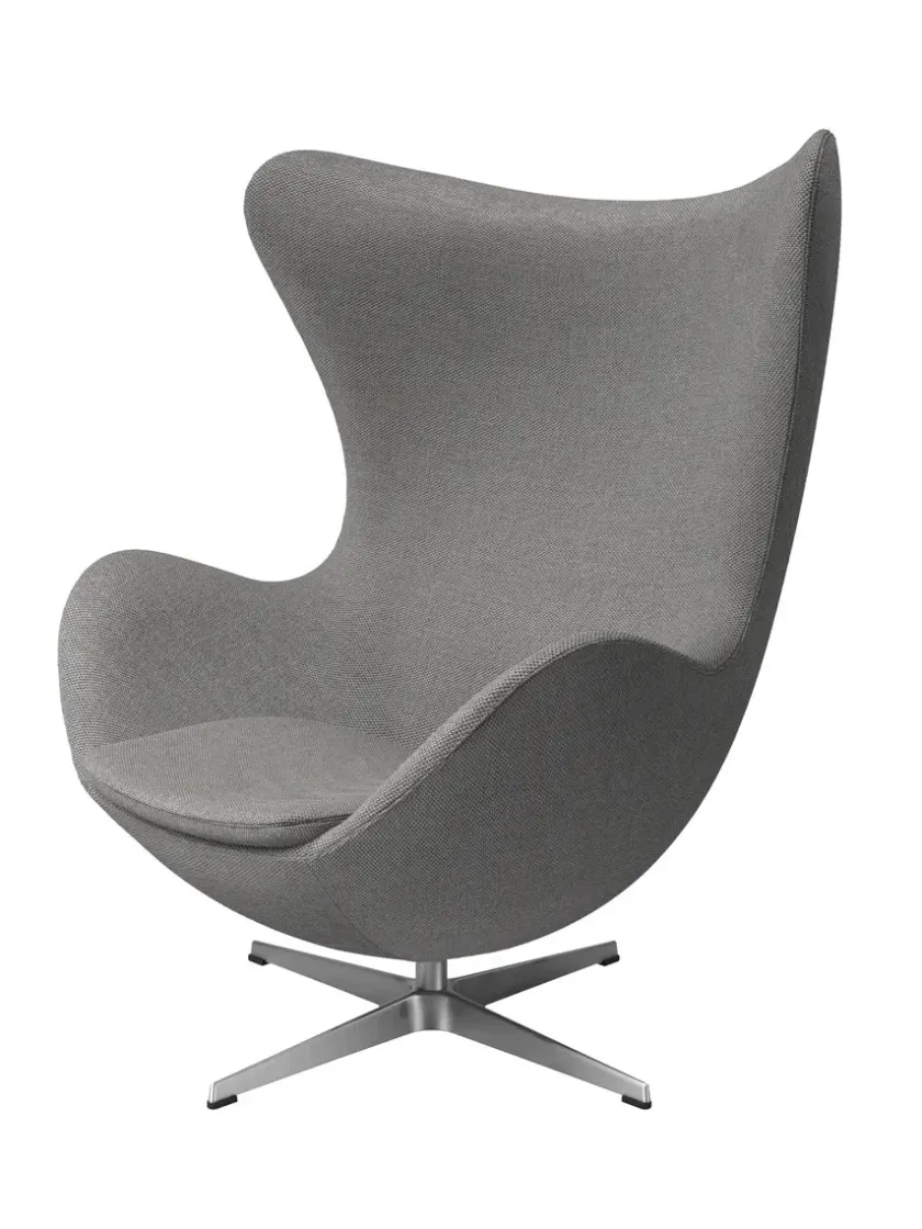 Fritz Hansen 3316 Ægget af Arne Jacobsen stofgr. 2> Loungestole|Lænestole