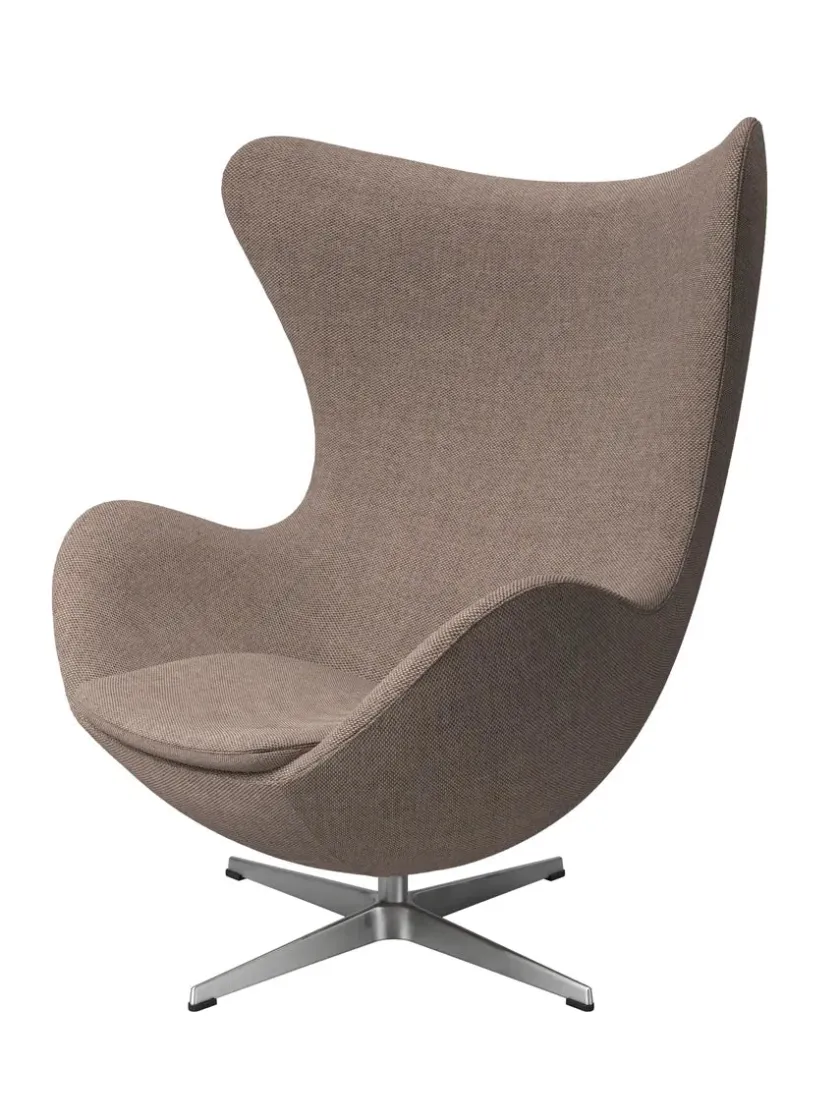 Fritz Hansen 3316 Ægget af Arne Jacobsen stofgr. 2> Loungestole|Lænestole