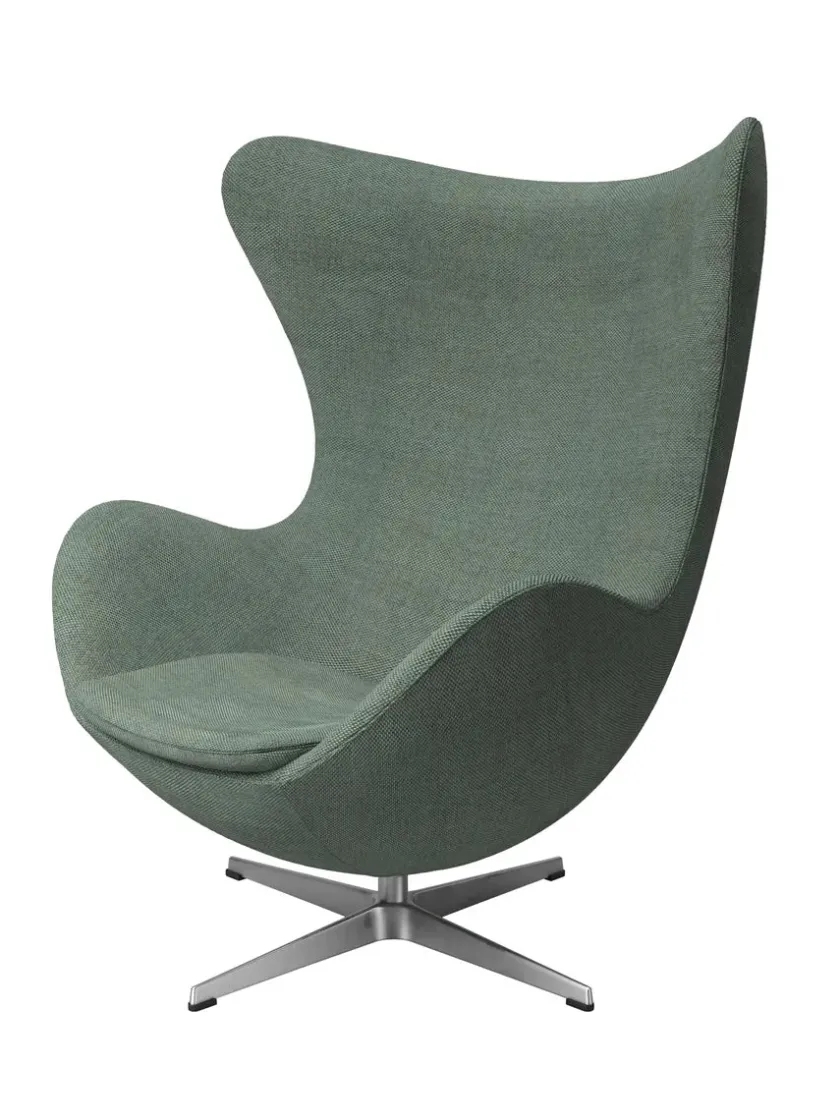 Fritz Hansen 3316 Ægget af Arne Jacobsen stofgr. 2> Loungestole|Lænestole