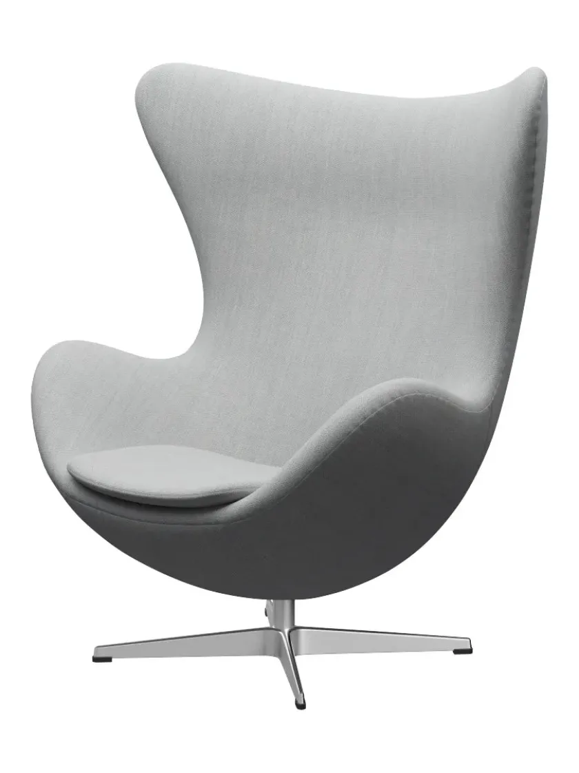 Fritz Hansen 3316 Ægget af Arne Jacobsen stofgr. 2> Loungestole|Lænestole