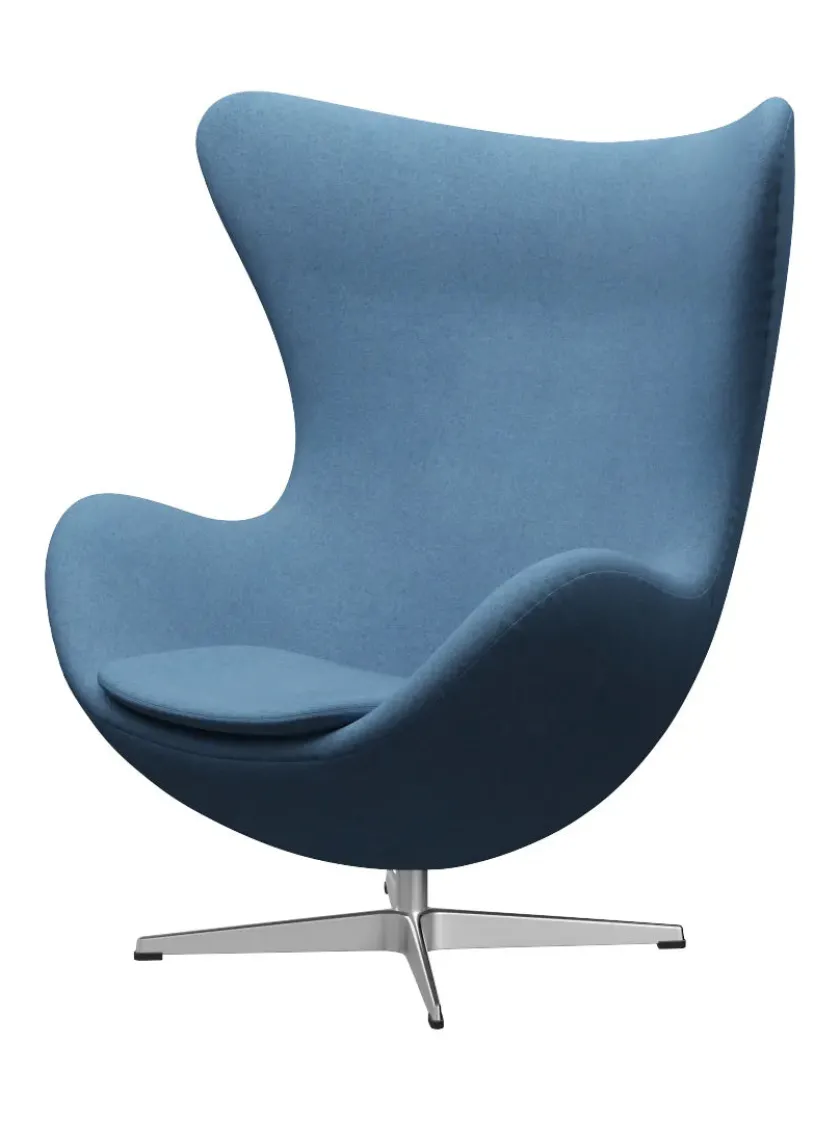Fritz Hansen 3316 Ægget af Arne Jacobsen stofgr. 2> Loungestole|Lænestole