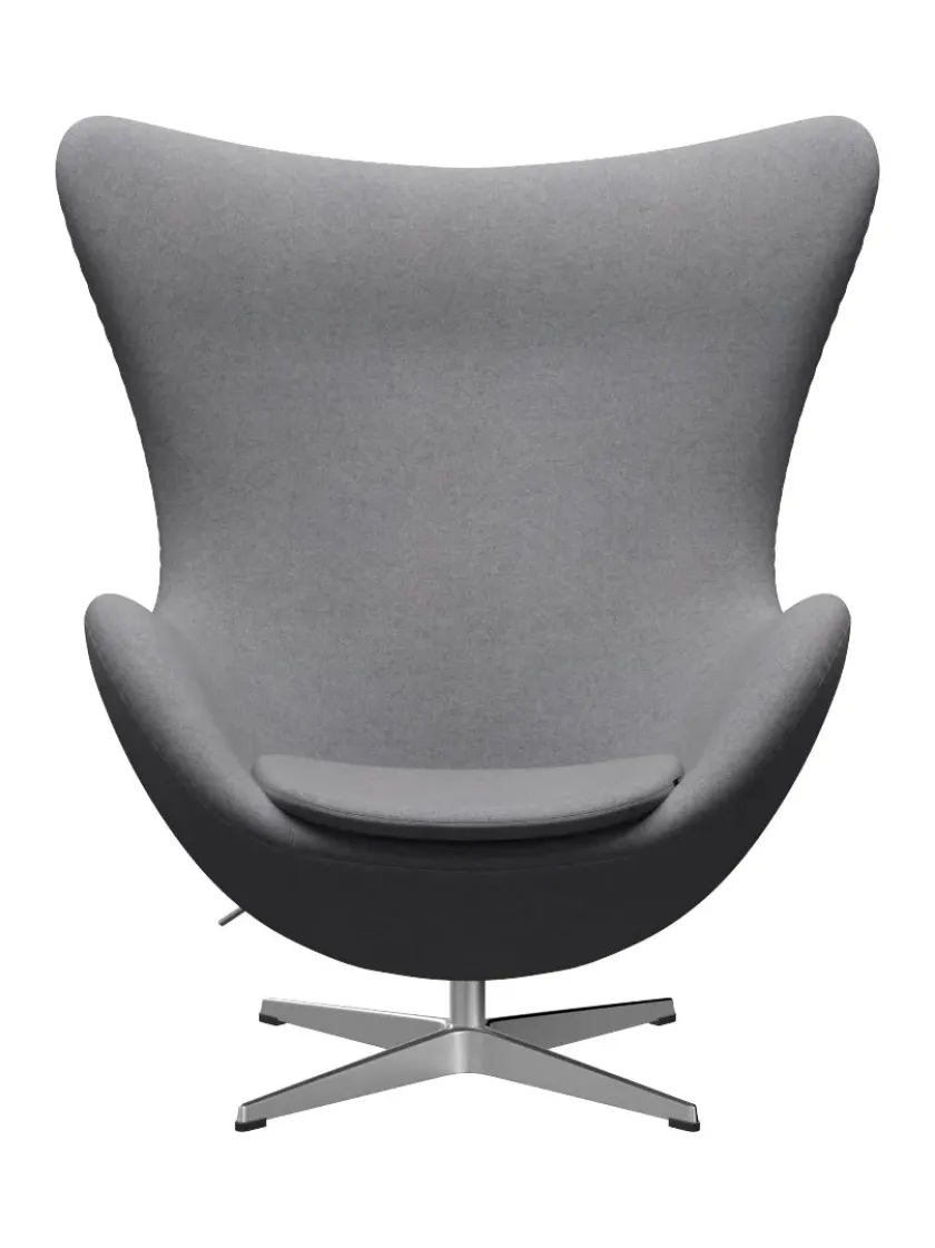 Fritz Hansen 3316 Ægget af Arne Jacobsen stofgr. 2> Loungestole|Lænestole