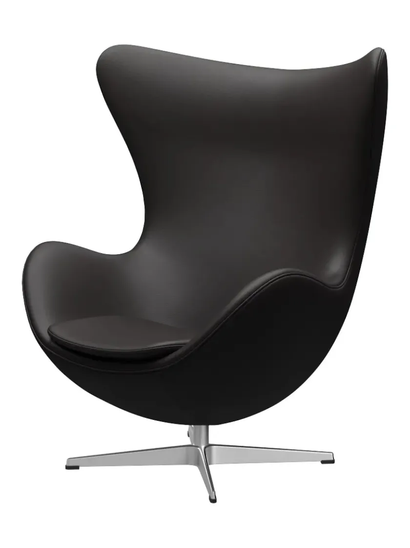 Fritz Hansen 3316 Ægget af Arne Jacobsen stofgr. 2> Loungestole|Lænestole