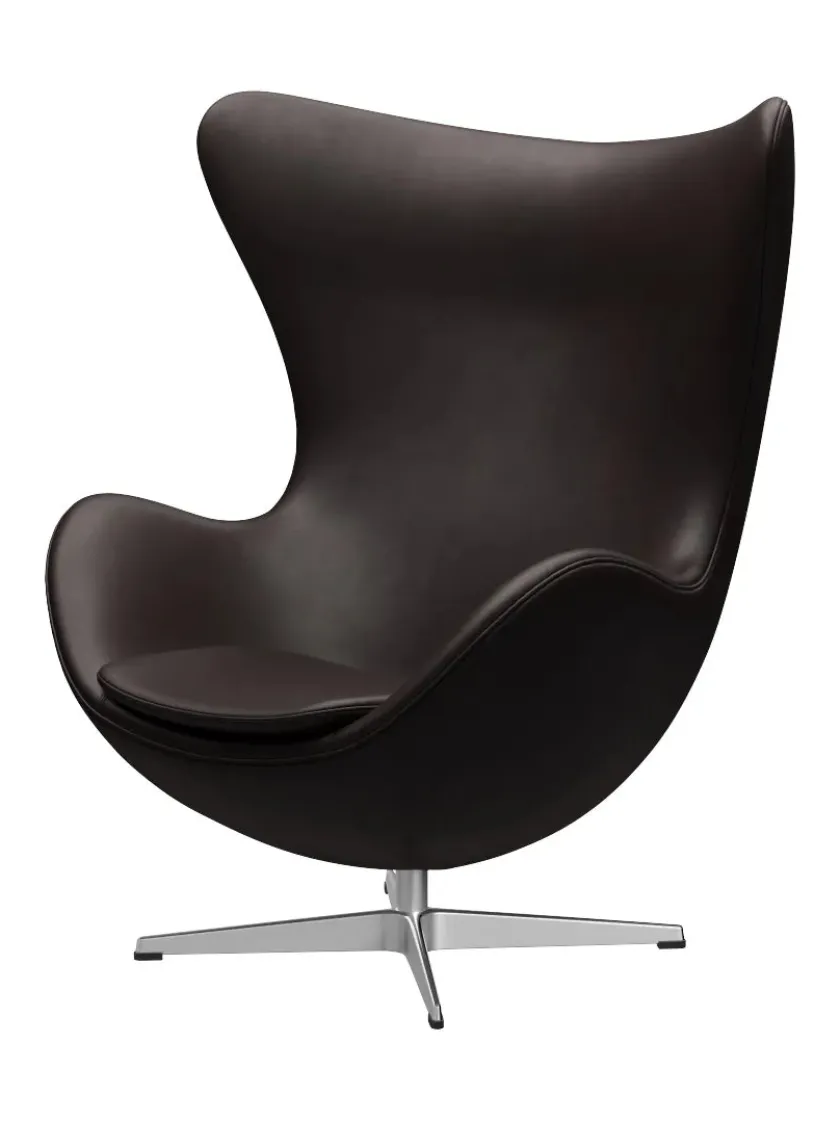 Fritz Hansen 3316 Ægget af Arne Jacobsen stofgr. 2> Loungestole|Lænestole