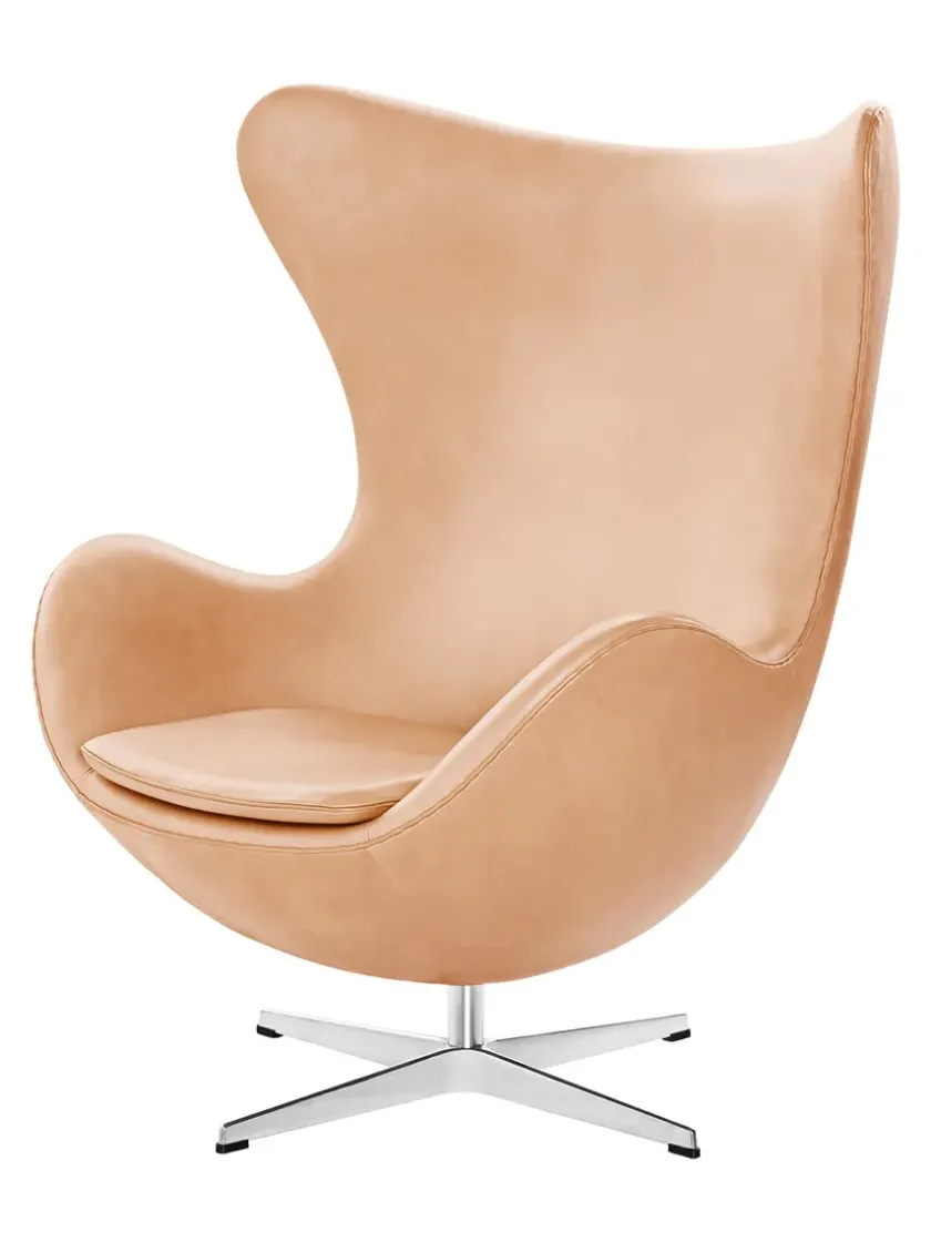 Fritz Hansen 3316 Ægget af Arne Jacobsen stofgr. 2> Loungestole|Lænestole