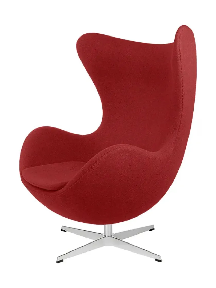 Fritz Hansen 3316 Ægget af Arne Jacobsen stofgr. 2> Loungestole|Lænestole