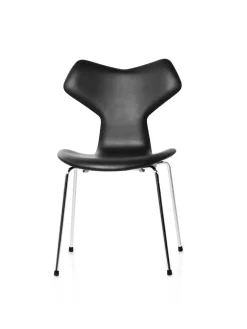 Fritz Hansen 3130 Grand Prix, fuldpolstret af Arne Jacobsen> Spisebordsstole