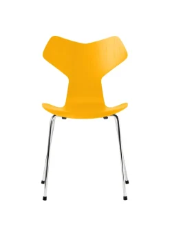 Fritz Hansen 3130 Grand Prix stol i farvet ask af Arne Jacobsen><noscript><img width=
