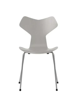Fritz Hansen 3130 Grand Prix stol i farvet ask af Arne Jacobsen><noscript><img width=