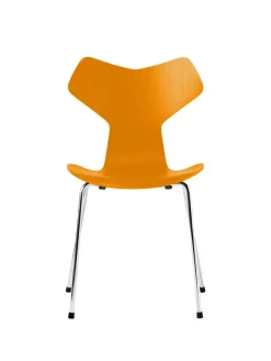 Fritz Hansen 3130 Grand Prix stol i farvet ask af Arne Jacobsen><noscript><img width=