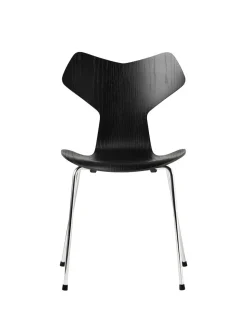 Fritz Hansen 3130 Grand Prix stol i farvet ask af Arne Jacobsen><noscript><img width=