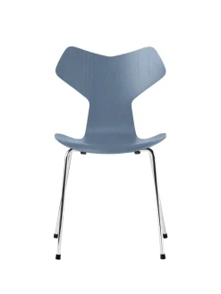 Fritz Hansen 3130 Grand Prix stol i farvet ask af Arne Jacobsen><noscript><img width=