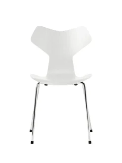 Fritz Hansen 3130 Grand Prix stol i farvet ask af Arne Jacobsen><noscript><img width=