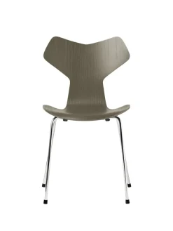 Fritz Hansen 3130 Grand Prix stol i farvet ask af Arne Jacobsen><noscript><img width=