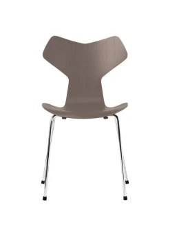Fritz Hansen 3130 Grand Prix stol i farvet ask af Arne Jacobsen><noscript><img width=