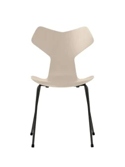 Fritz Hansen 3130 Grand Prix stol i farvet ask af Arne Jacobsen><noscript><img width=