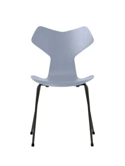 Fritz Hansen 3130 Grand Prix stol i farvet ask af Arne Jacobsen><noscript><img width=
