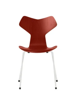Fritz Hansen 3130 Grand Prix stol i farvet ask af Arne Jacobsen><noscript><img width=