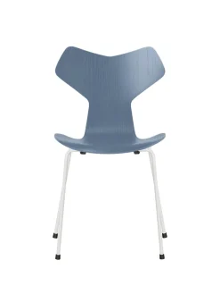Fritz Hansen 3130 Grand Prix stol i farvet ask af Arne Jacobsen><noscript><img width=