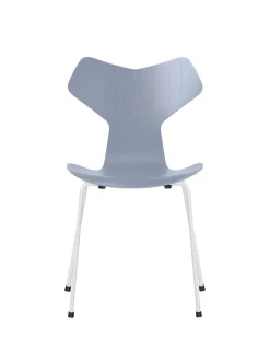 Fritz Hansen 3130 Grand Prix stol i farvet ask af Arne Jacobsen><noscript><img width=
