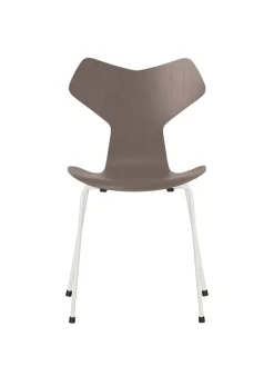 Fritz Hansen 3130 Grand Prix stol i farvet ask af Arne Jacobsen><noscript><img width=