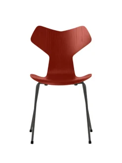 Fritz Hansen 3130 Grand Prix stol i farvet ask af Arne Jacobsen><noscript><img width=