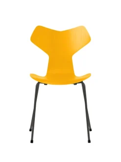 Fritz Hansen 3130 Grand Prix stol i farvet ask af Arne Jacobsen><noscript><img width=