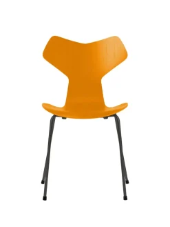 Fritz Hansen 3130 Grand Prix stol i farvet ask af Arne Jacobsen><noscript><img width=