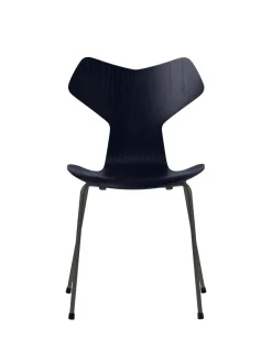 Fritz Hansen 3130 Grand Prix stol i farvet ask af Arne Jacobsen><noscript><img width=